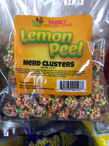 Lemon Peel Nerd Clusters